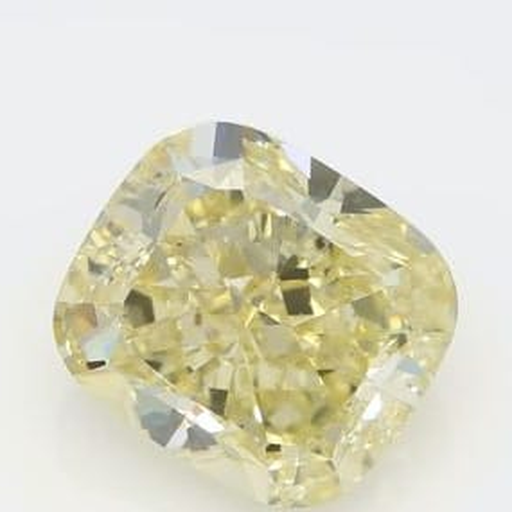 3.02 ct Cushion Fancy Light Brown natural diamond