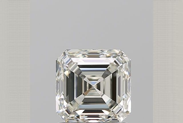 1.50 Carat Asscher Cut Champagne Diamond Moissanite Engagement Ring Se –  agemz