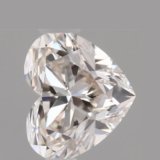 0.61 ct Heart K · Faint Brown natural diamond