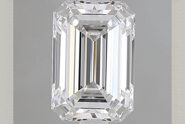 1.06 Carat Emerald Diamond E Color VVS1 Clarity Very Good