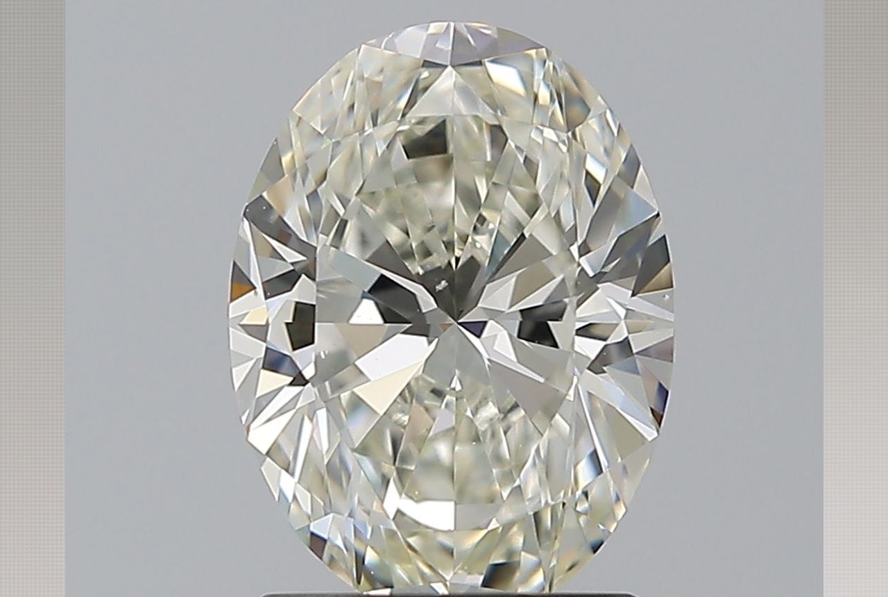 Carat Oval Diamond J Color VS2 Clarity Very Good Cut Ritani