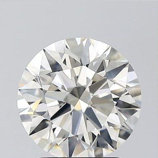 2.50 ct Round L · Faint Brown natural diamond