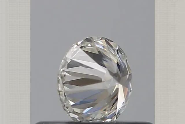 0.30 Carat Round Diamond G Color VVS2 Clarity Ideal Cut D