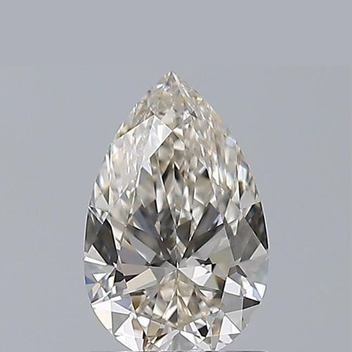 1.00 ct Pear GolanGradea s72 SAAN AAS K, Faint Brown natural diamond