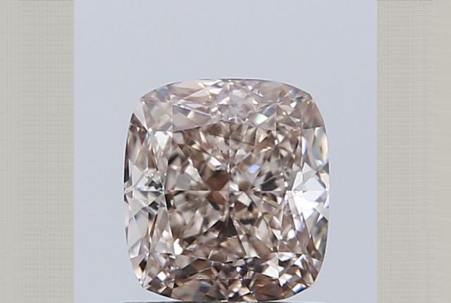 1.02 ct Cushion Fancy Pinkish Brown natural diamond