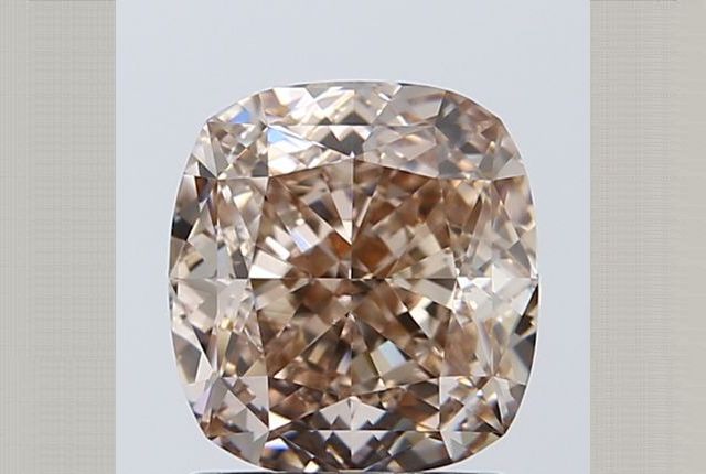1.50 ct Cushion Fancy Pinkish Brown natural diamond
