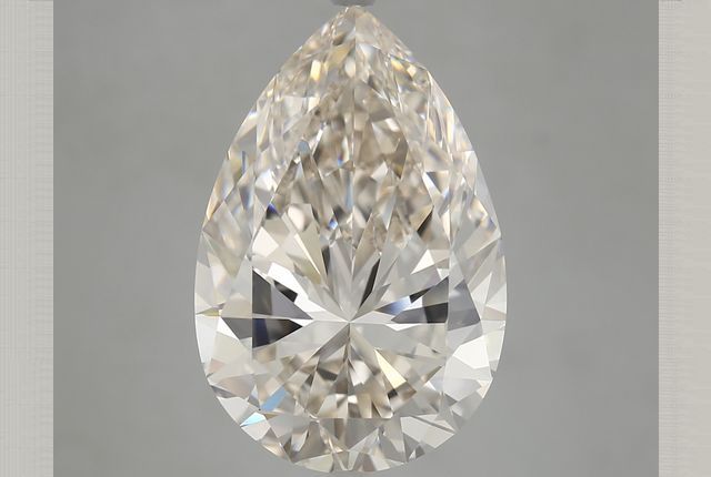 10.01 ct Pear K · Faint Brown natural diamond