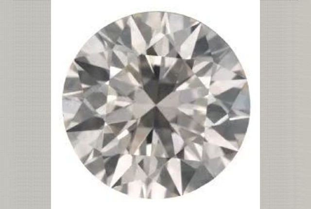 1.51 ct Round L · Faint Brown natural diamond