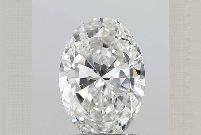 0.70 Carat Oval Diamond G Color SI1 Clarity Very Good Cut