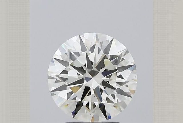 3.06 Carat Round Lab Grown Diamond J Color VS2 Clarity Ideal