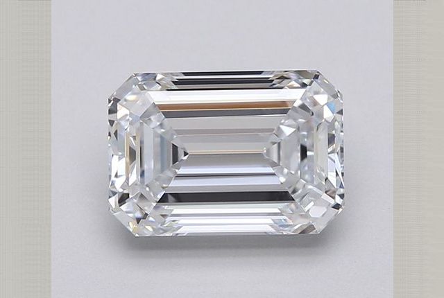 2.36 Carat Emerald Lab Grown Diamond E Color IF Clarity Very
