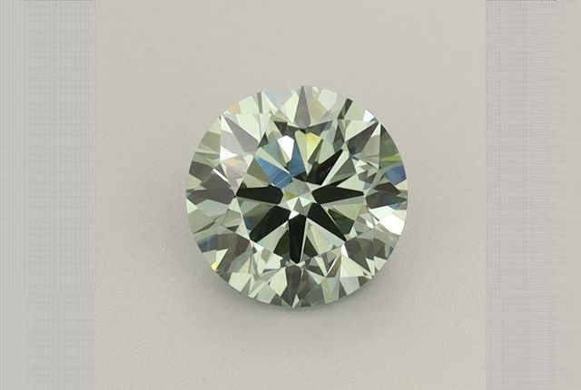 Carat Round Green Lab Grown Diamond FVGRE Color VS1 Clarity