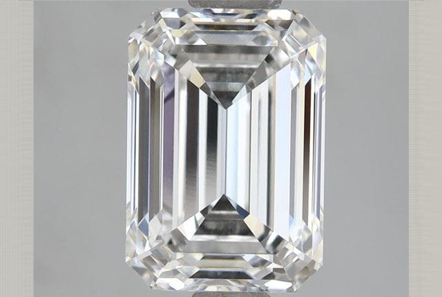 2.80 Carat Emerald Lab Grown Diamond D Color VVS1 Clarity Very