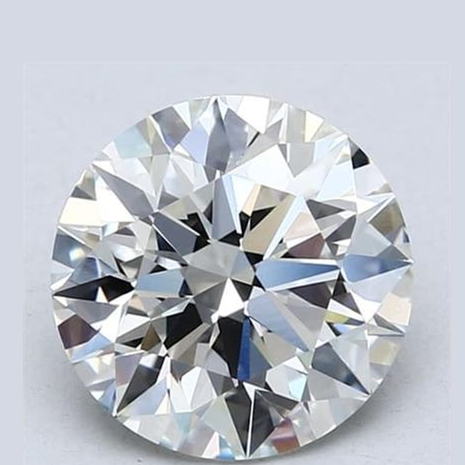 2.51 ct Round lab-grown diamond, certificate IGI LG804624613