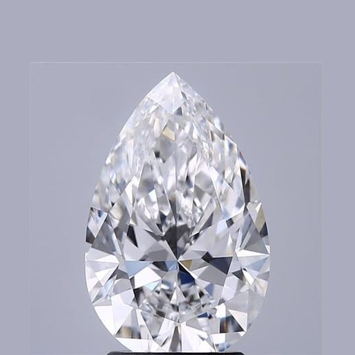 2.59 ct Pear lab-grown diamond, certificate IGI 805628143